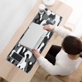 thumbnail image 3 of Black, White and Gray Camouflage &nbsp;desk Mouse Padwaterproofno Slip&nbsp;for Office Home Work GamingmousematRubber Base Mousepad with Stitched Edges 31.5x11.8inches, 3 of 7