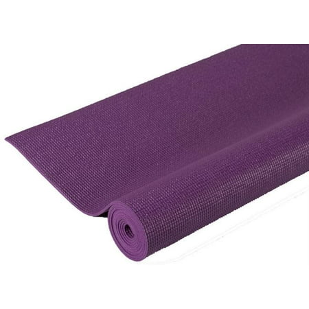 Extra Thick Non-Slip Pilates Yoga Mat in Purple (72 in. W