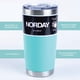 thumbnail image 3 of Vasos de Acero Inoxidable - Termo Tumbler | Vaso Térmico de 20oz - 600ml | Mantiene la Temperatura Entre 8 y 24 Horas - Bebidas Frías y Calientes | Tapa Antiderrame - Ideal para turquesa 20oz - 600ml NORDAY 20TBLACK, 3 of 6