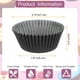 thumbnail image 2 of Uxcell Forros para Cupcakes Tazas de Cupcake Tamaño Estándar Forros para Muffins Papeles para Hornear Recubrimientos a Prueba de Grasa Negros, 2 of 6