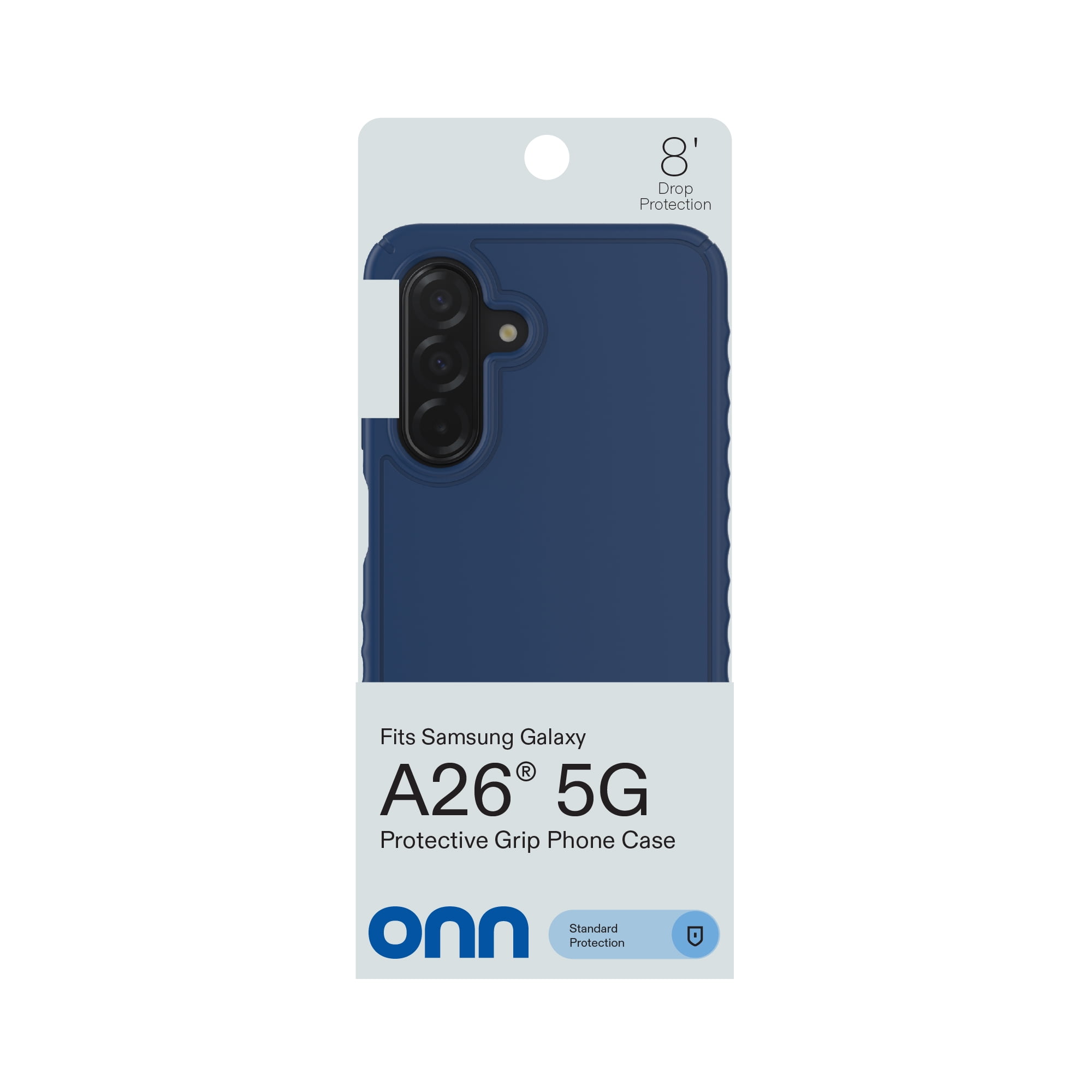 onn Protective Gel Phone Case for Samsung Galaxy A26 5G - Blue