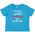 thumbnail image 3 of Inktastic I'm Not Spoiled My Grandpa Just Loves Me Boys or Girls Baby T-Shirt, 3 of 5