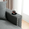 thumbnail image 5 of Light Gray Elise 2-Piece Sleeper Sofa Bed Upholstered Couch with Reversible Storage Chaise, 5 of 5
