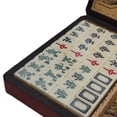 thumbnail image 4 of Portable Chinese Mahjong Set with 2pcs Dice Wooden Carrying Case for Travel Game without handle, 4 of 10