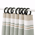 thumbnail image 7 of 12 Pack Shower Curtain Rings Hooks Plastic Easy Glide Snap Closure Rust Free Fits All Standard Shower Rods Black, 7 of 7