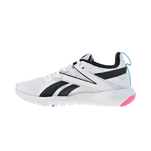 REEBOK WOMENS Mega Flexagon Track and Field Womens "White-Neon Blue-Solar Pink" H67656 H67656 from Stadium Goods