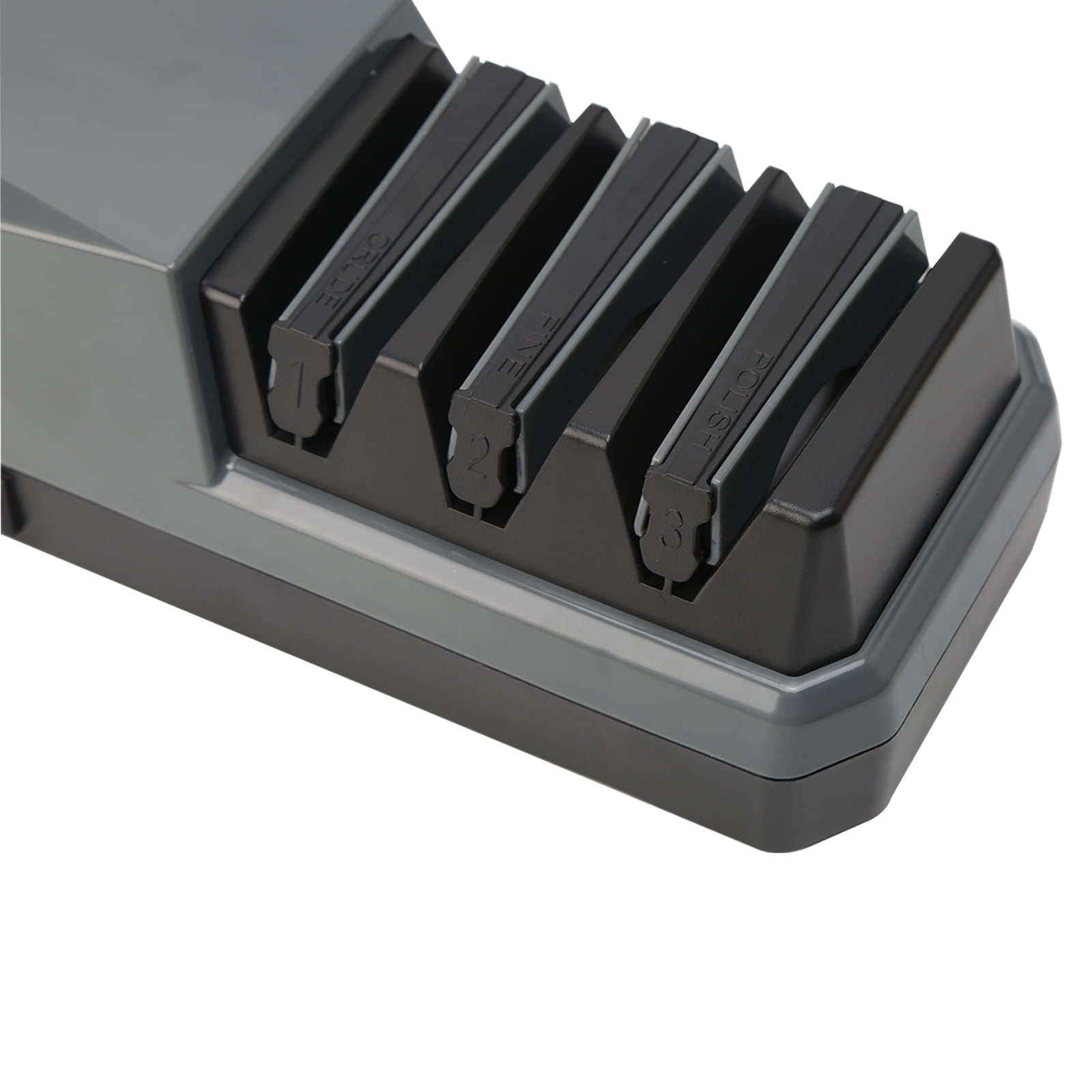 DICEEVIL Electric Knife Sharpener, 3 Stage Diamond Wheels Sharpening System, Multifunctional Knife Sharpener for Straight Blade Knives, Serrated Knives, Scissors, Meat Cleaver, Chef Knives