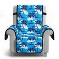thumbnail image 2 of SCRAWLGOD Palm Tree Print Recliner Chair Cover for Pets Anti Scratch Furniture Protector Non Slip Recliner Cover with Elastic Straps, 2 of 7