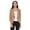 Mocha, variant on Women's 3/4 Sleeve Open Front Casual Cardigan Blazer Jacket