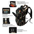 thumbnail image 5 of FORMRS Kids School Backpack Elementary Student Unisex Travel Bookbag with Reflective Stripes, Black Halloween Dancing, 5 of 7