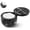 Black, variant on Elborse Marble Salt Cellar with Lid 4 inch White Celtic Salt Holder with Swivel Lid and Magnetic Lock, Seasoning Containers for Kitchen Decor, Spice Jars, Countertop Storage, Sugar Bowl