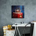 thumbnail image 4 of Epic Graffiti 'Game Plan No. 2' by Lucia Heffernan, Canvas Wall Art, 18"x18", 4 of 8