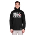 thumbnail image 4 of Men's New Era Black Kansas City Chiefs Functional Fandom Balaclava Helmet Stripe Tri-Blend Hoodie, 4 of 5