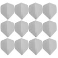 thumbnail image 1 of OULII 30pcs Plastic Dart Flights White Enhanced Flight Performance for Darts, 1 of 8