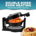 thumbnail image 4 of Elite Gourmet Waffle Maker Eléctrico Belga Negro, 4 of 5