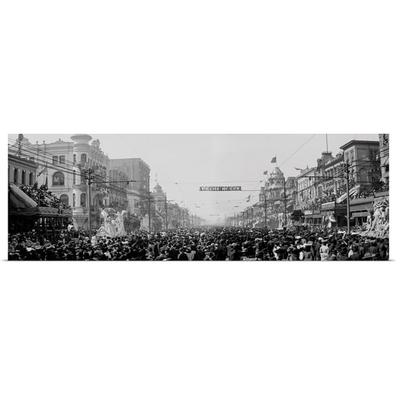 Great BIG Canvas | Rolled Print Collection Poster Print entitled The Rex Pageant, Mardi Gras