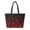 Christmas Bauble Print, variant on Christmas Quilted Tote Bag for Women, Winter Snowman Portable Large Shoulder Handbag Bag, Festive Carryall for Holiday Shopping Travel Work Daily Use