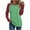 Green 2, variant on FAIWAD Long Sleeve Shirts for Women Color Block Raglan Sleeve Tops Casual Crewneck Basic Clothes