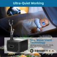 thumbnail image 4 of shiyou-Mini Submersible Fountain Water Pump With LED Light 95GPH 5W Small Ultra Quiet Water Pump With Tubing For Aquarium Fish Tank Outdoor Pond Water Feature Fountain Statuary, 4 of 4