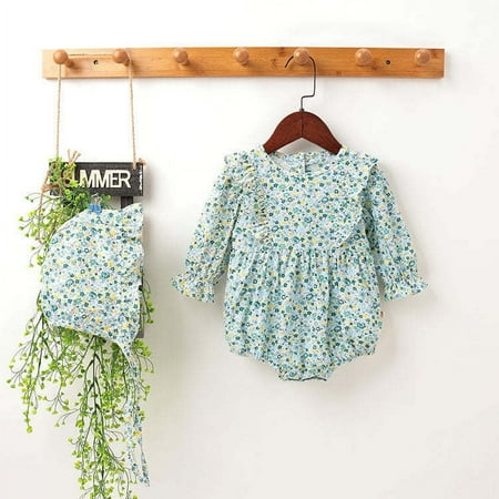 

Floral Pattern Baby Girl Onesies - Summer Style for Your Little One