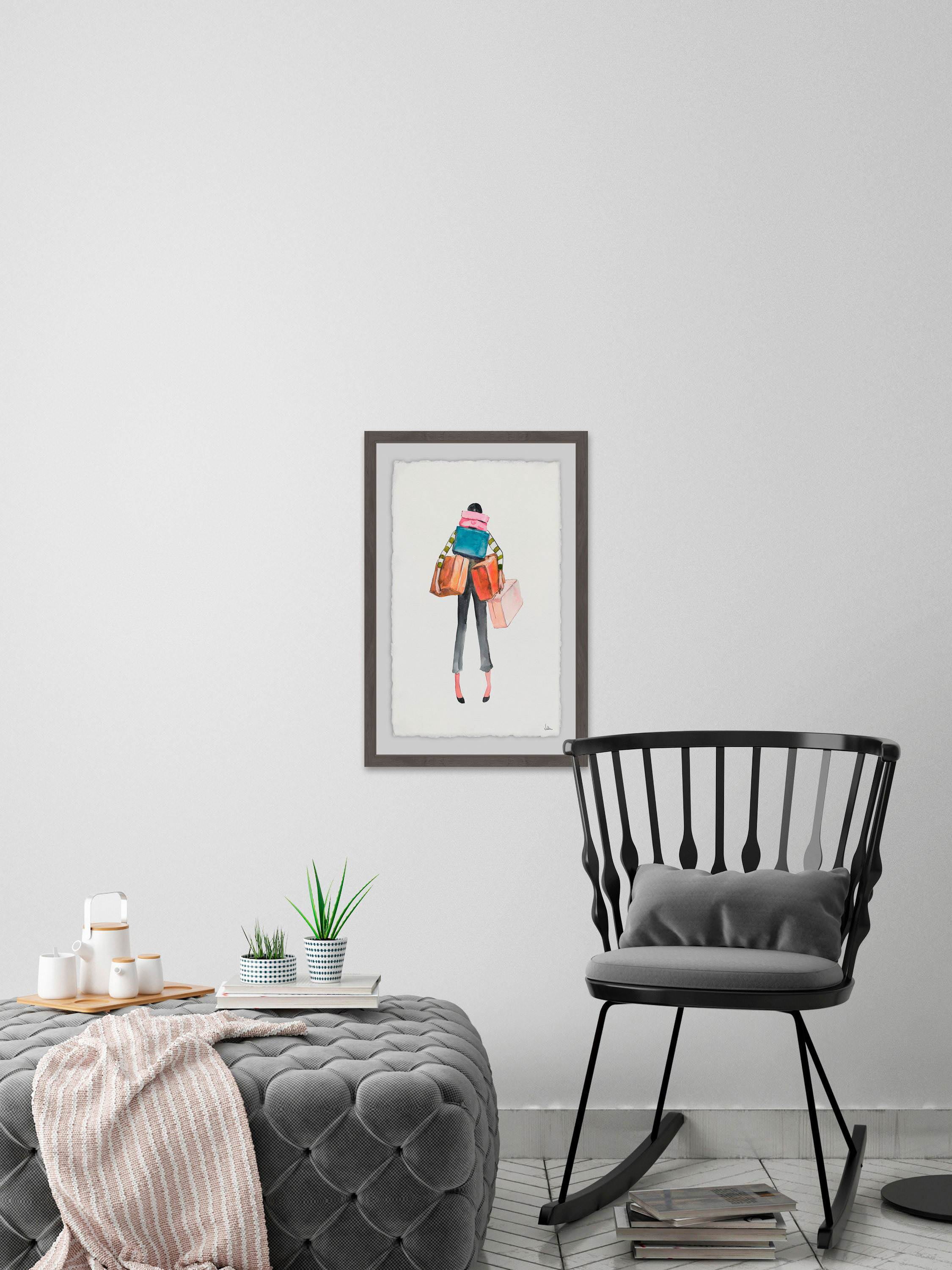 Wandering Framed Painting Print