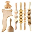 thumbnail image 1 of 7 Piezas de Herramientas de de Madera, Rodillo de Corporal para Los Músculos Doloridos de Celulitis, Rodillo de Madera Yuyangstore Rodillo gua sha, 1 of 8