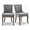 Gray, variant on HSUNNS Upholstered Thickened Fabric Dining Chairs Set of 2, Solid Wood Contemporary Kitchen Chairs for Dining Room, Accent Chairs with Nail Head Decor, Gray