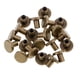 thumbnail image 5 of 20 juegos de remaches de clavo de cuero Zulema tornillo cabeza redonda plana latón 8 mm bronce, 5 of 8