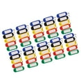 thumbnail image 4 of Kit de etiquetas para llaveros, 50 piezas de etiquetas para llaveros de colores surtidos Juego de etiquetas para llaveros de colores surtidos Diseñado meticulosamente, 4 of 9