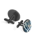 thumbnail image 2 of Seagull Stylish Men's Cufflinks for Formal Attire, Made of Stainless Steel, Ideal for Business Meetings, 2 of 6