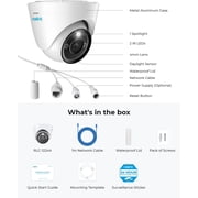 Reolink 2pcs 12MP PoE IP Camera Outdoor Dome Surveillance Cameras Pet Detect Color Night 2-Way Talk