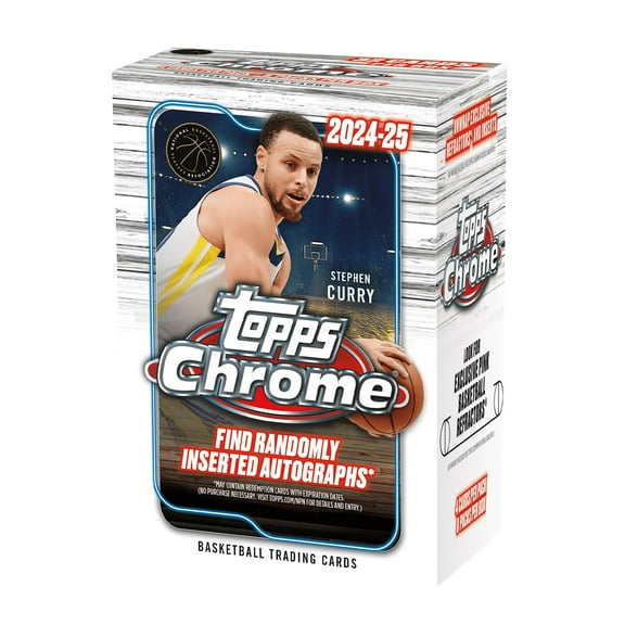 NBA 2024/25 Topps Chrome Basketball Value Box | 8 Packs, 4 Cards Per Pack