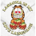thumbnail image 2 of Funny Garfield Lasagna Love Language Romper Boys or Girls Infant Baby Brisco Brands 18M, 2 of 6