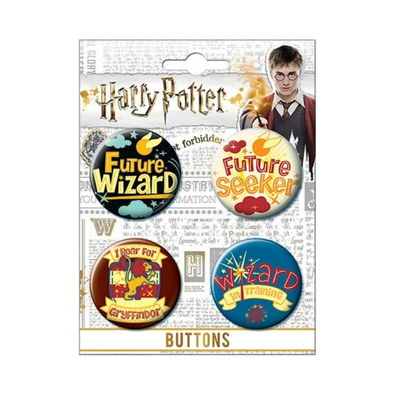 Harry Potter 4 Piece Button Set #85247BT4