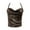 Coffee, variant on Youmylove Womens 2025 Trendy Top Stylish Metallic Sequin Short Crop Tank Top With Swing Neck Beach Vacation Shirts