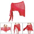thumbnail image 3 of Pañuelo de danza del vientre Sunnimix con lentejuelas y borlas, 3 of 8