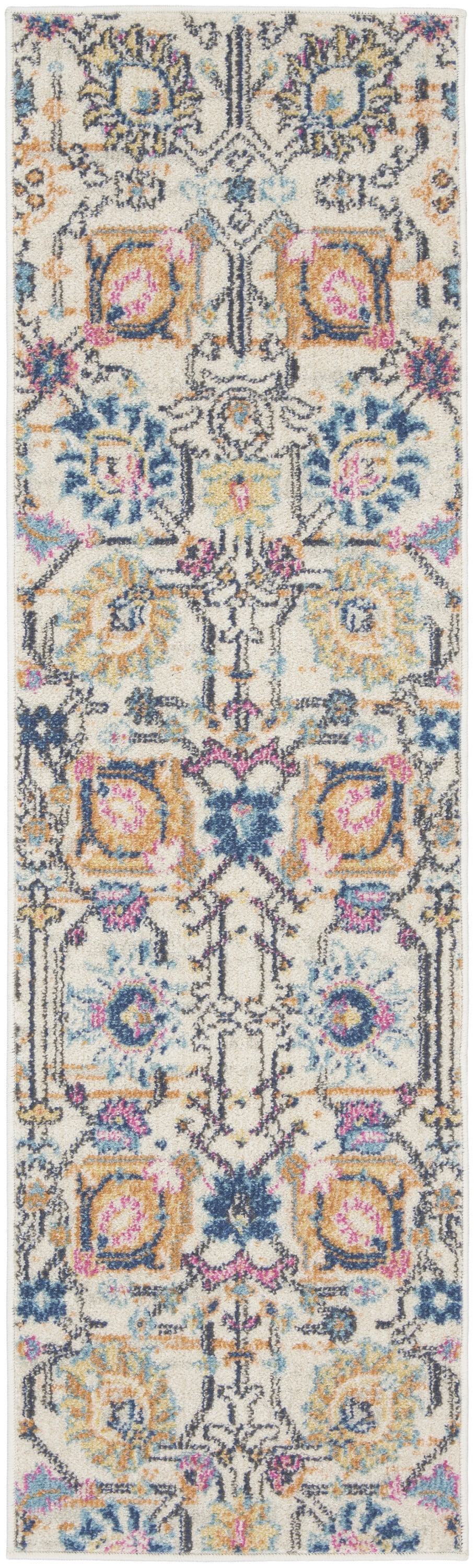 Nourison Passion Floral Ivory/Multi 1'10" x 6' Area Rug, (2x6)