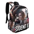 thumbnail image 2 of Resident Evil-theme Backpack, Campus style schoolbag Bookbag with Adjustable Shoulder Straps And Large Zip Compartment, Unisex Travel Bags.42x30x15cm, 2 of 6