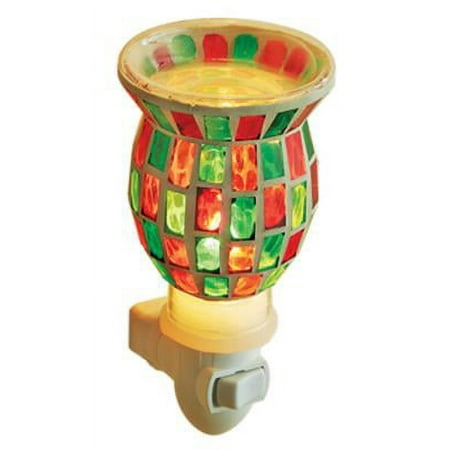 GREEN-RED MOSAIC Aromatique Pluggable Fragrance Warmer - Wax Melter