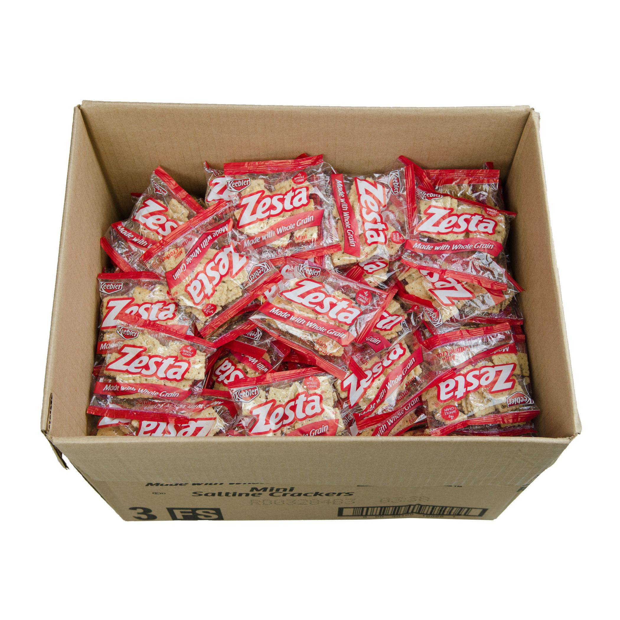 Kellogg's Zesta Mini Whole Grain Saltines, 300/0.39 Oz Packages