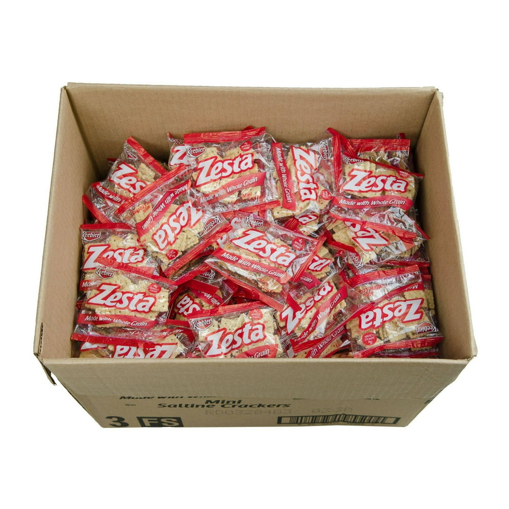 Kellogg's Zesta Mini Whole Grain Saltines, 300/0.39 Oz Packages