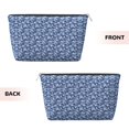 thumbnail image 2 of Navy Digital Blue Camouflage Purse Organizer Handbags Totes Leather Zipper Printing Bag For Women Travel Toiletry Bag, 2 of 7