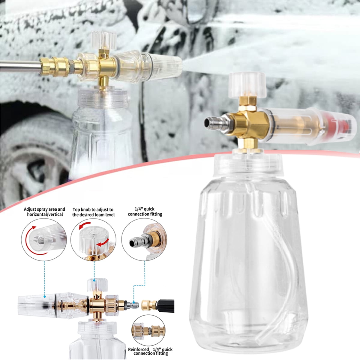 Pressure Washers Foam Cannon Fits Most Pressure Washing