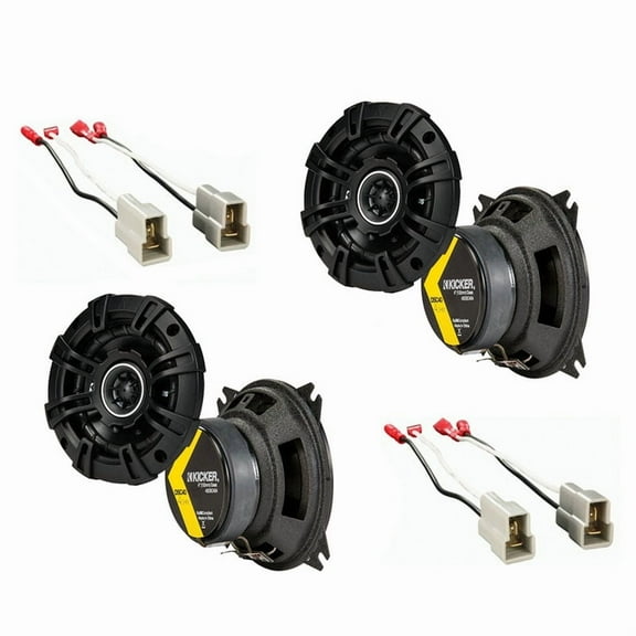 Fits Suzuki Sidekick 1992-1995 Factory Speaker Upgrade Kicker (2) DSC4 Package