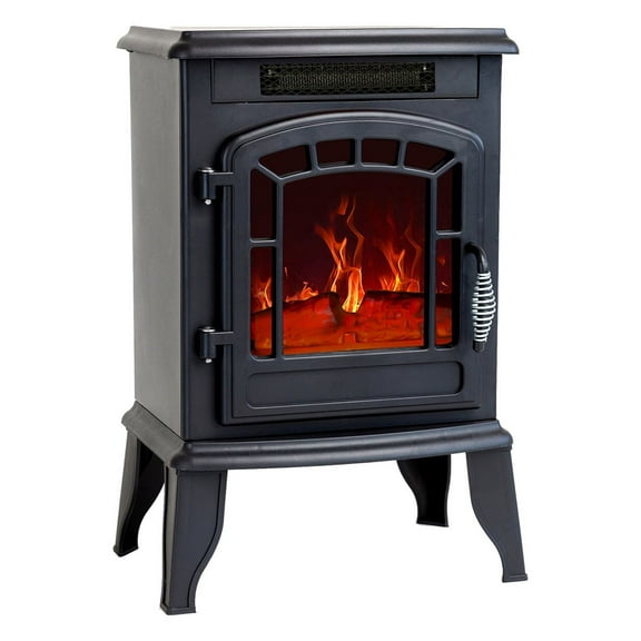 FLAME&SHADE Portable Freestanding Electric Fireplace Stove Heater, 23"