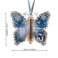 thumbnail image 2 of Christmas Cash Gift Butterfly Ornament, Acrylic Money Holder for Rolled Bills, Snowman Holiday Tree Hanging Decoration for Family Gift Giving, 5.12 x 4.33 Inch, 2 of 7