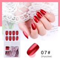 thumbnail image 1 of CEHVOM Patchs d'Ongles Finis 24 Pcs Boîte Amovible Utilisation Répété de Faux Patchs d'Ongles, 1 of 4