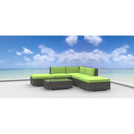 Bali Wicker - Urban Furnishing Bali 6 Piece Outdoor Wicker Patio Furniture Set