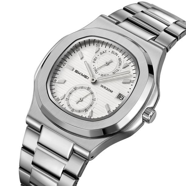 Reloj Digital Deportivo para Hombre, Resistente Al Agua y con Pantalla Luminosa, Ideal para Senderismo, Camping, Correr, Nadar y Otros Deportes.