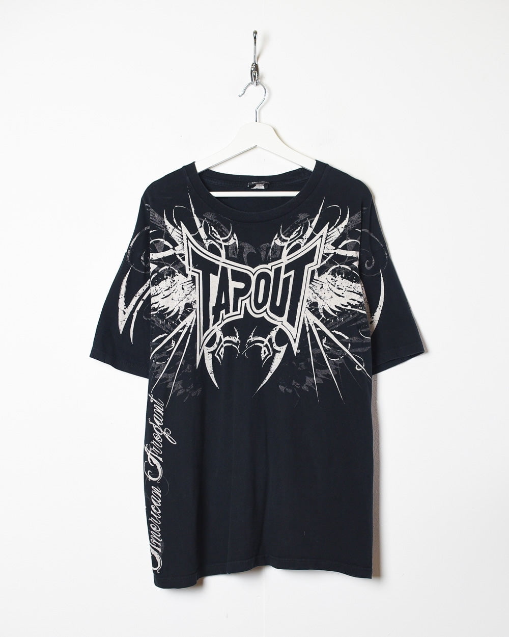 Y2k Tapout Skull Graphic t shirts Men Streetwear Casual Hip Hop